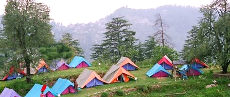Tents for Rest at Dharamsala