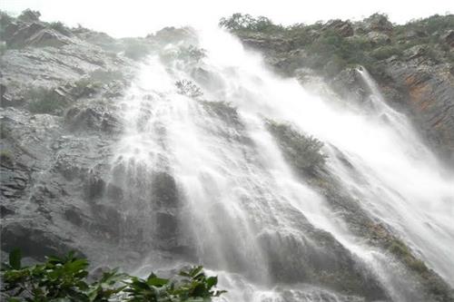 Penchakolana waterfall is a must visit in Nellore