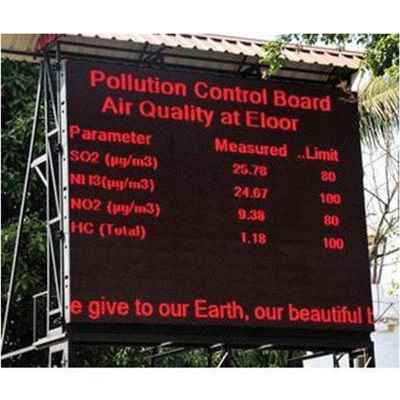 Pollution Control LED Digital Display Board